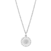 Lund copenhagen marguerit halskæde i sølv 18mm