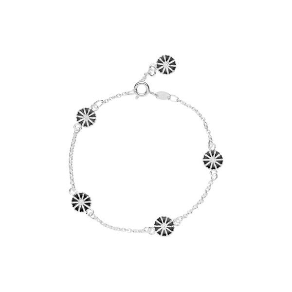 Lund Copenhagen Daisy Armband 5x7,5mm so.925