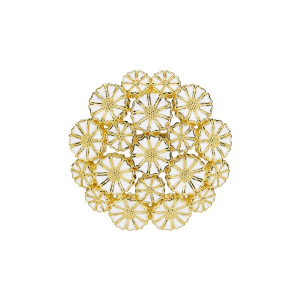 Lund Copenhagen Daisy broschmix fg.925