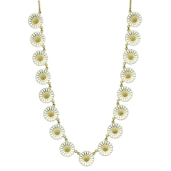 Lund Copenhagen Daisy Halsband fg. 18 mm hv 925
