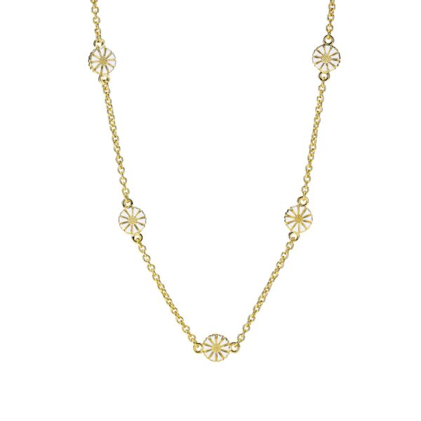 Lund Copenhagen Daisy Halsband 9x7,5mm 48cm fg. 925