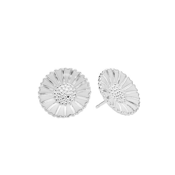 Lund Copenhagen Marguerite öronproppar. 18mm vit 925