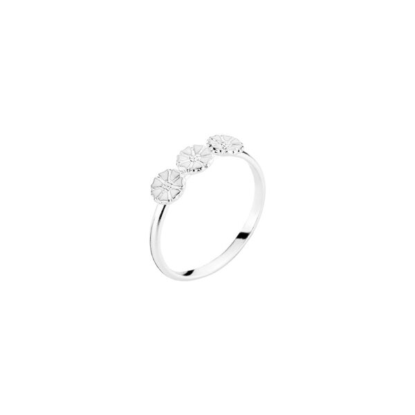 Lund Copenhagen Daisy ring i silver 3x5mm