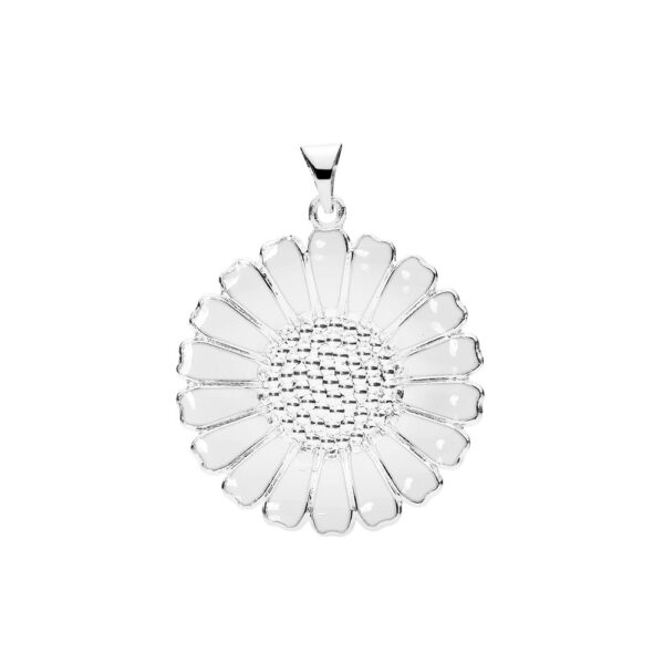 Lund Copenhagen Marguerite Pendel vit emalj925