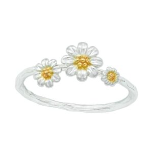 Marguerit-soelv-ring