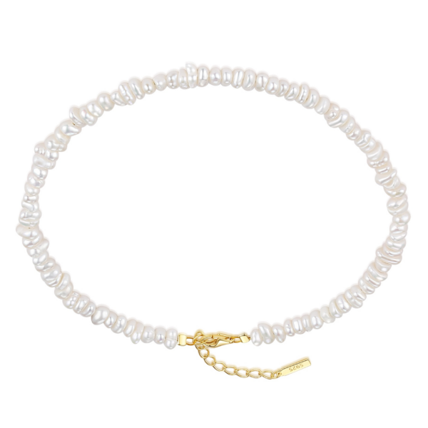 Nava Copenhagen Pearl armband - Marley Anklet - Guldpläterad