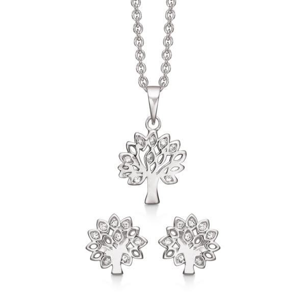 Dammring livets träd smycken som ligger i livets träd