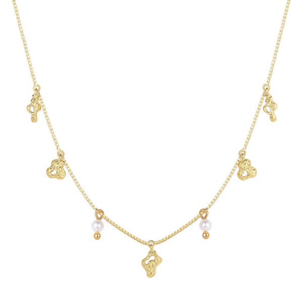 Nava Copenhagen Pearl Necklace Sedna Necklace - Guldpläterad