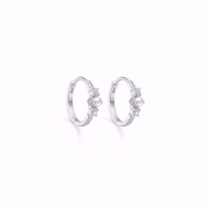 creoler med perler sølv