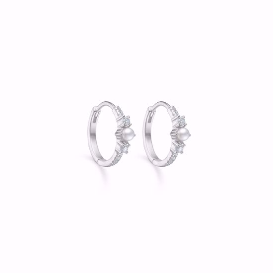 creoler med perler sølv