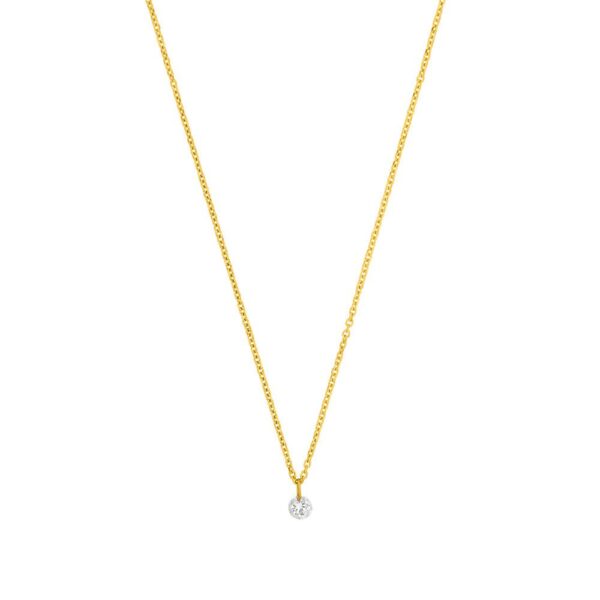 diamant halskæde guld