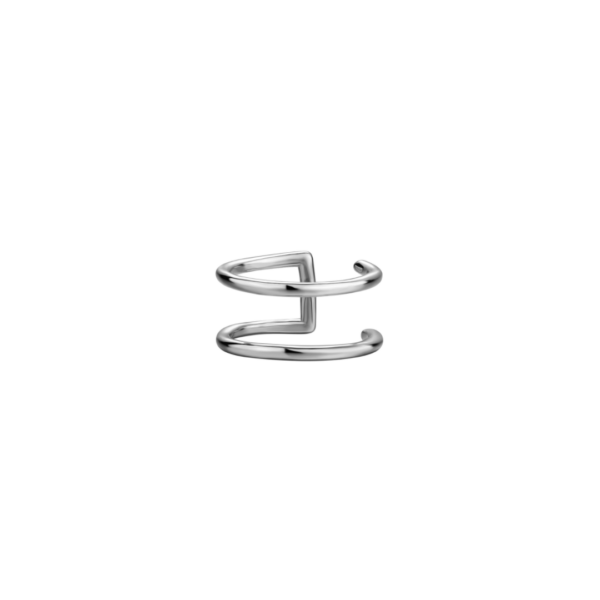 Nava Copenhagen - Double Ear Cuff - Silver