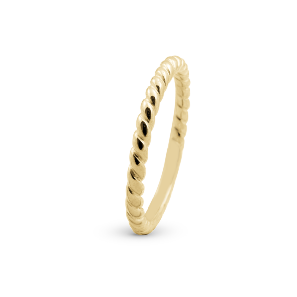 Christina ring guldpläterad tvinnad modell Rep