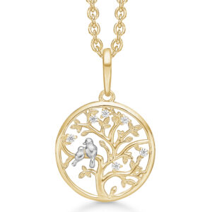 livets-trae halskaede guld