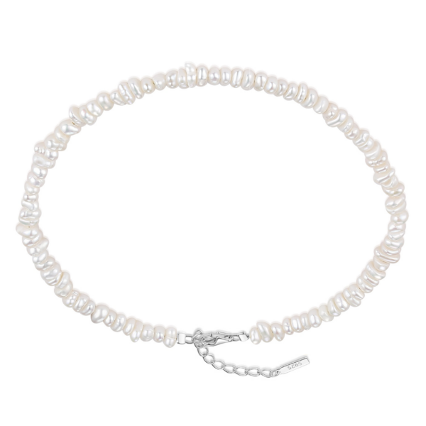 Nava Copenhagen Pearl armband - Marley Anklet - Silver