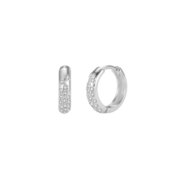 Nava Copenhagen -creole Nila Örhängen - Silver