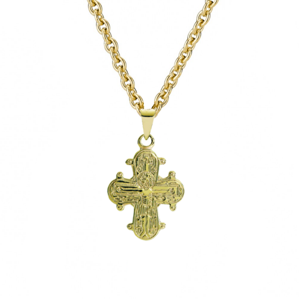 Lund Copenhagen Dagmarkors Guldhalsband 8 karat 18x16 mm.