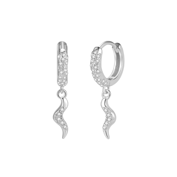 Nava Copenhagen Hoops Tara Örhängen - Silver